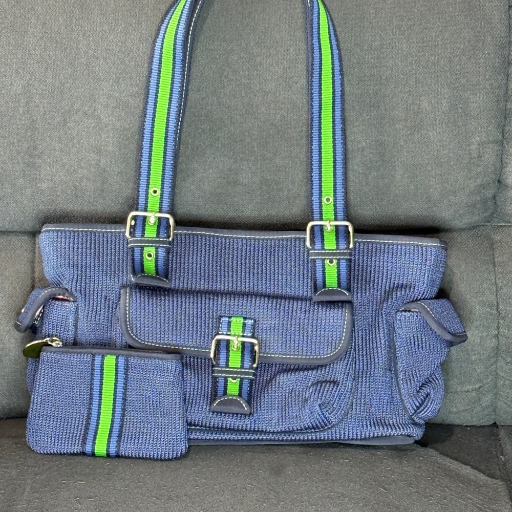 The SAK Belinda Small Satchel Bag - Denim Blue